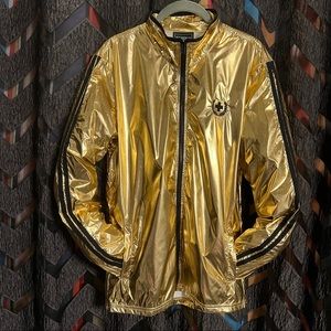 Andrew Christian GOLDEN BOY TRACK JACKET sz Small